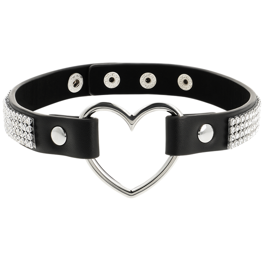 COQUETTE CHIC DESIRE GARGANTILHA DE COURO VEGANO CORAÇÃO
