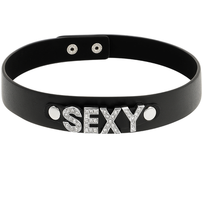 COQUETTE CHIC DESIRE GARGANTILHA SEXY DE COURO VEGANO
