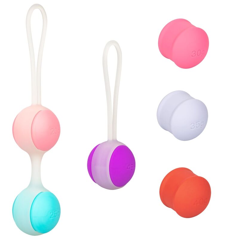 CALEXOTICS SHE-OLOGY CONJUNTO BOLAS KEGEL INTERCAMBIVEIS