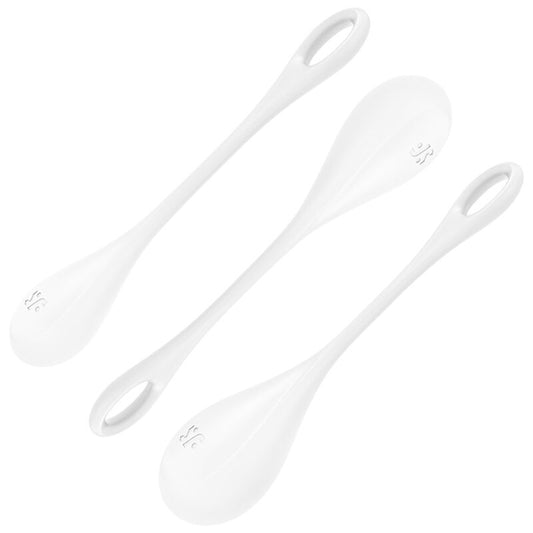 SATISFYER CONJUNTO YONI POWER 1 BRANCO