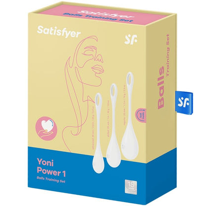 SATISFYER CONJUNTO YONI POWER 1 BRANCO