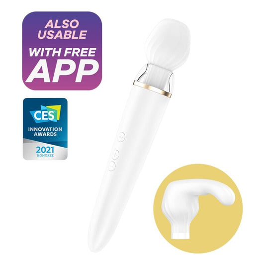 SATISFYER DOUBLE WAND-ER BRANCO