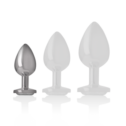 INTENSE PLUG ANAL COM CRISTAL TRANSPARENTE S