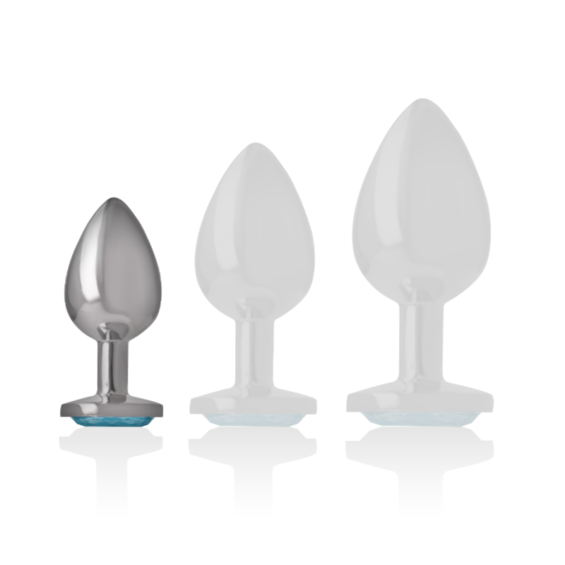 INTENSE PLUG ANAL COM CRISTAL AZUL S