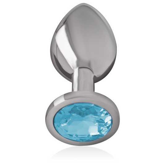 INTENSE PLUG ANAL COM CRISTAL AZUL L