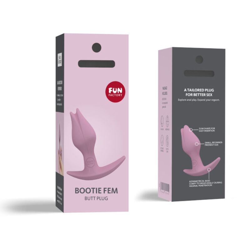 FUN FACTORY PLUG BOOTIE FEM ROSE