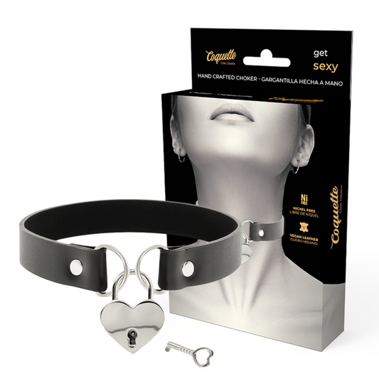 COQUETTE CHIC DESIRE GARGANTILHA DE CORAÇÃO COM CHAVE