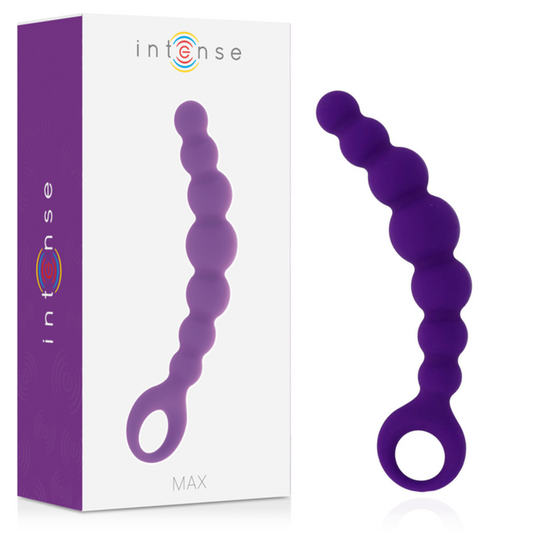 INTENSE ANAL BEADS MAX ROXO