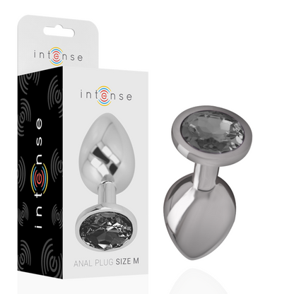 INTENSE PLUG ANAL COM CRISTAL PRETO M