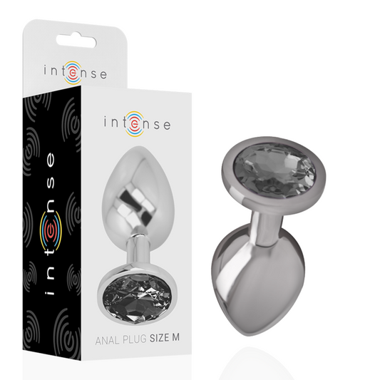 INTENSE PLUG ANAL COM CRISTAL PRETO M
