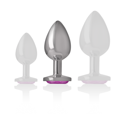 INTENSE PLUG ANAL METALICO CORAÇÃO ROSA M