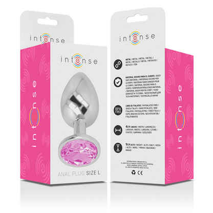 INTENSE PLUG ANAL COM CRISTAL ROSA L