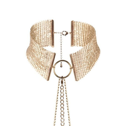 BIJOUX DÉSIR MÉTALLIQUE COLAR METLICO DOURADO