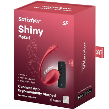 SATISFYER SHINY PETAL com APP VERMELHO
