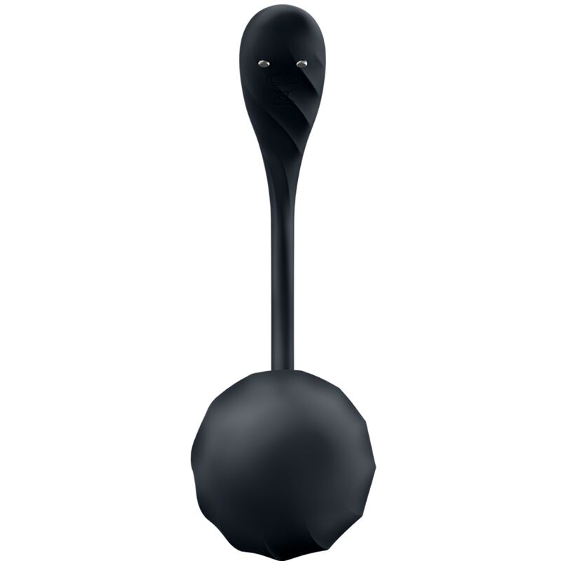 SATISFYER RIBBED PETAL com APP PRETO