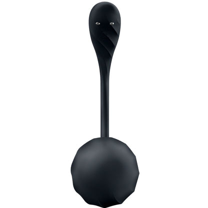 SATISFYER RIBBED PETAL com APP PRETO