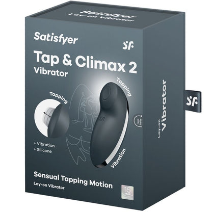 SATISFYER TAP & CLIMAX 2 CINZA
