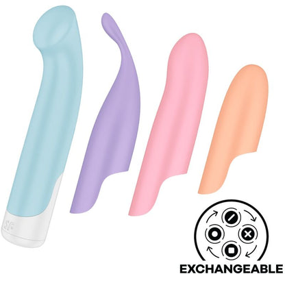 SATISFYER G-SPOT WAVE 4 12 VIBRAÇÕES PROGRAMA VIBRADOR CINZA ESCURO