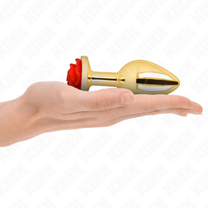KINK PLUG ANAL OURO ROSA L
