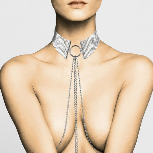 BIJOUX DÉSIR MÉTALLIQUE COLAR METLICO DE PRATA