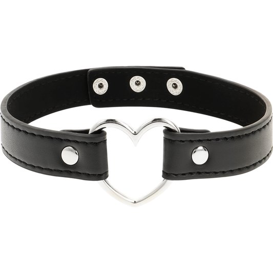 COQUETTE CHIC DESIRE GARGANTILHA DE COURO VEGANO CORAÇÃO